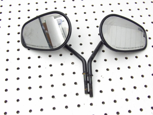 Harley-Davidson OEM Black Short Stem Tapered Mirrors 92023-03A