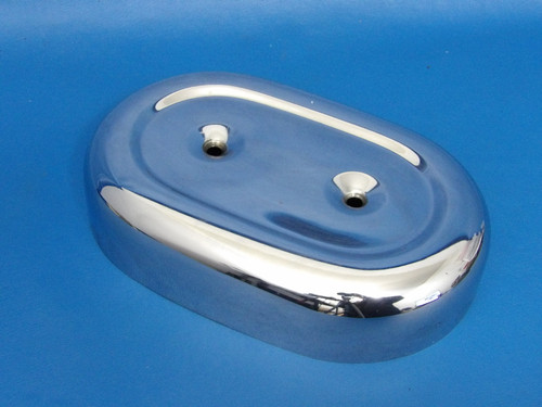 Harley Davidson 11" x 7.25" Bendix Chrome Air Cleaner Cover 34-0526