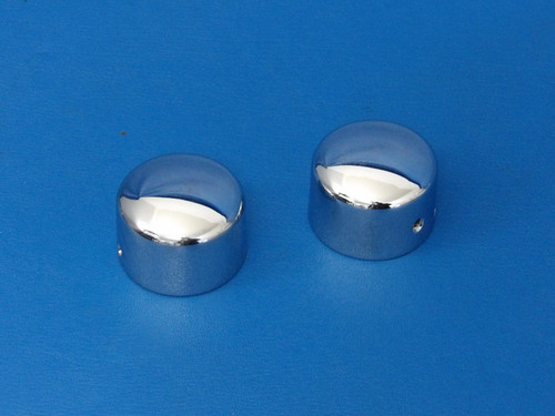 Harley-Davidson OEM Chrome Axle Nut Covers 44117-07A (no set screws)