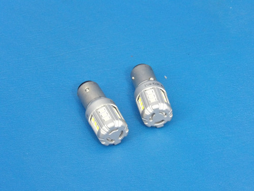 For Harley-Davidson "Dual Filament" 2.5W 600K Turn Signal Bulbs LED