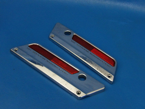 Harley-Davidson 93-13 Touring OEM Saddlebag Latch Covers 90603-93A 90601-93A