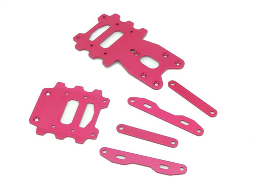 Thunder Tiger Kaiser Metal Skid Plates & Suspension Tie Bars PD09-0076 PD09-0077