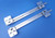 Whirlpool Refrigerator WRV986FDEM01 Right Produce Drawer Door Slides W10847525