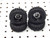 HPI Venture 18 CS-10 Wheels & Tredz Rockthorn Tires 160840 160842