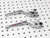 Harley-Davidson 96-07 Dyna & Touring OEM Slotted Chrome Hand Control Levers 45459-07
