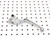 Harley-Davidson 08-17 Softail Cable Chrome Clutch Lever 45015-96