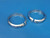 Harley-Davidson OEM 4"/4.5" Aux Fog Lamp Chrome Trim Rings 68725-62A