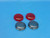 Harley-Davidson OEM Bullet Turn Signal Lenses Red & Smoked 67800645 69208-09