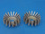 Triumph BSA Exhaust 1 3/4" Finned Exhaust Clamps