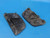 Harley-Davidson OEM 06-25 Touring Passenger Footboard Inserts Pads 50606-06