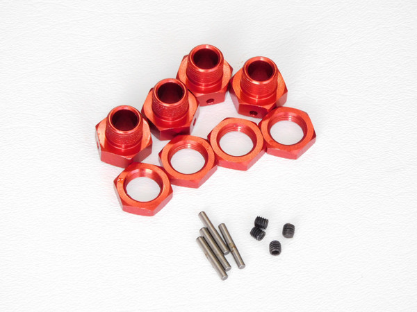 Team Corally Python XP 1/8 17mm Wheel Hexes Hubs RED C00180329