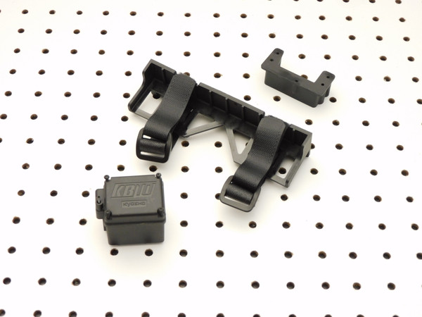 Kyosho Mad Wagon VE Battery Receiver Box Servo Mount KB019 KB008