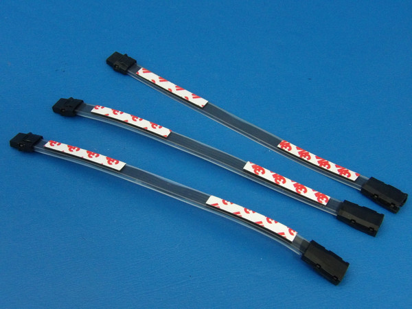 XKGlow Motorcycle 4 Pin Pro Accent Light Kit 6 Bulb LED Light Strips (3)