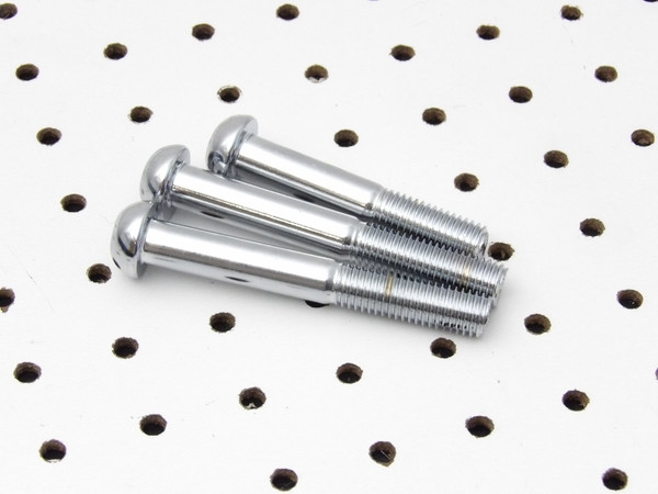 Harley-Davidson OEM Chrome M12 1.75 Flanged Bolts 90mm & 70mm