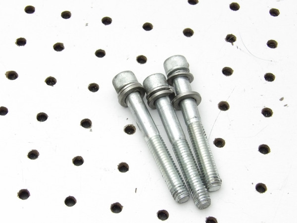 Harley-Davidson OEM M10x1.5 75mm Flanged Socket Head Bolts (3)