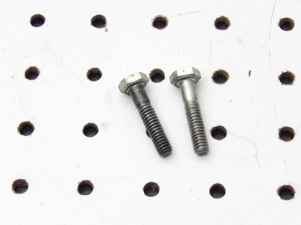 Harley-Davidson OEM 1/4x20 30mm Hex Head Flanged Bolts (2)