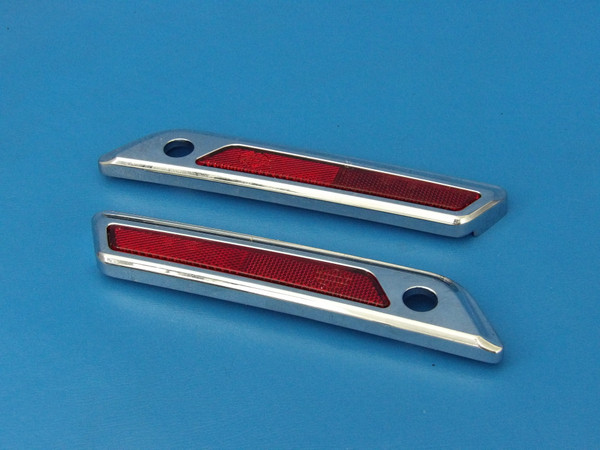 Harley-Davidson 14-23 OEM Chrome Saddlebag Hinge Covers 90200448 90200449