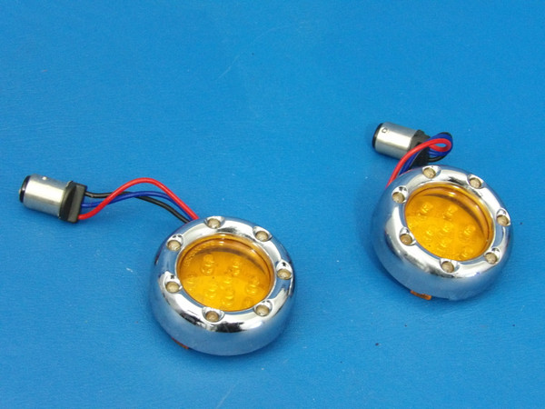Custom Dynamics for Harley-Davidson 2.5" Amber Turn Signal LEDs X10-2078