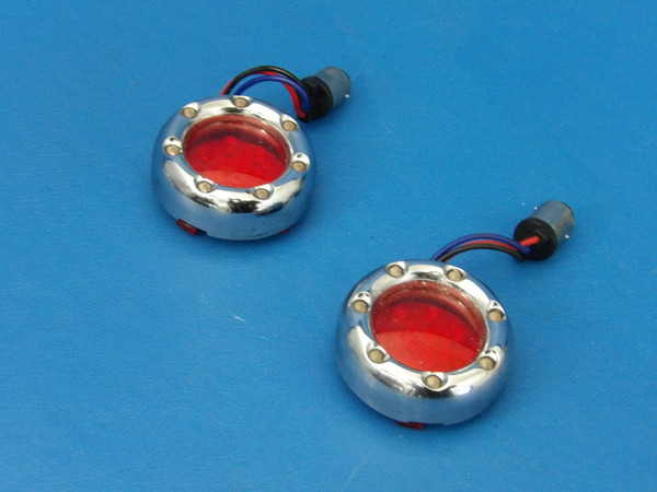 Custom Dynamics for Harley-Davidson 2.5" Red Signal LEDs X10-2079
