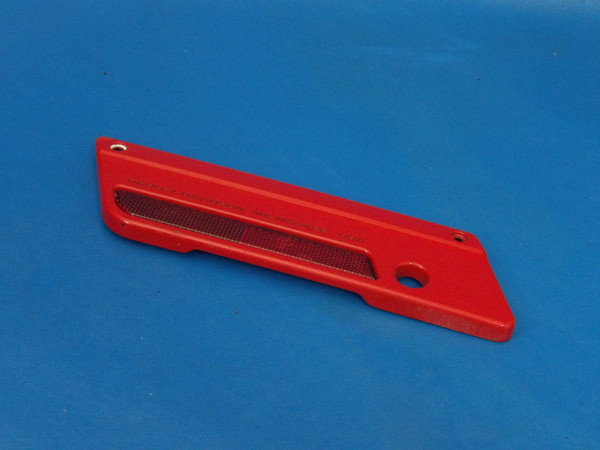 Harley-Davidson 10-11 Street Glide OEM Scarlet Red Left Saddlebag Latch Cover 90857-10DBJ