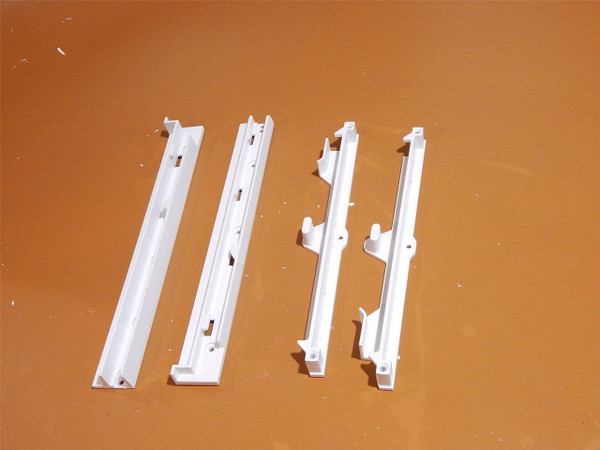 Whirlpool Side By Side Refrigerator ED5VHGXMQ10 Freezer Bin Brackets