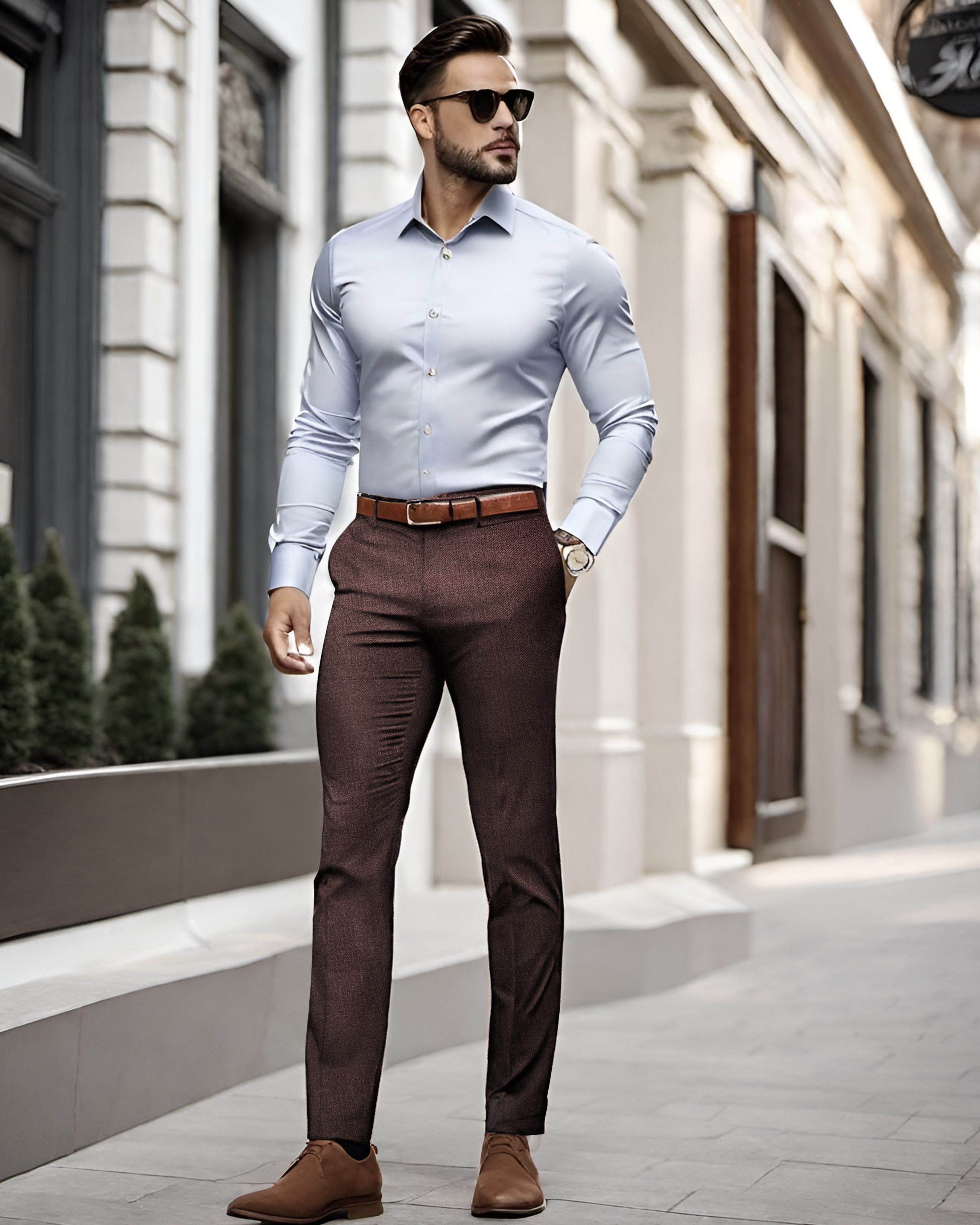 Executive Pants: Maroon