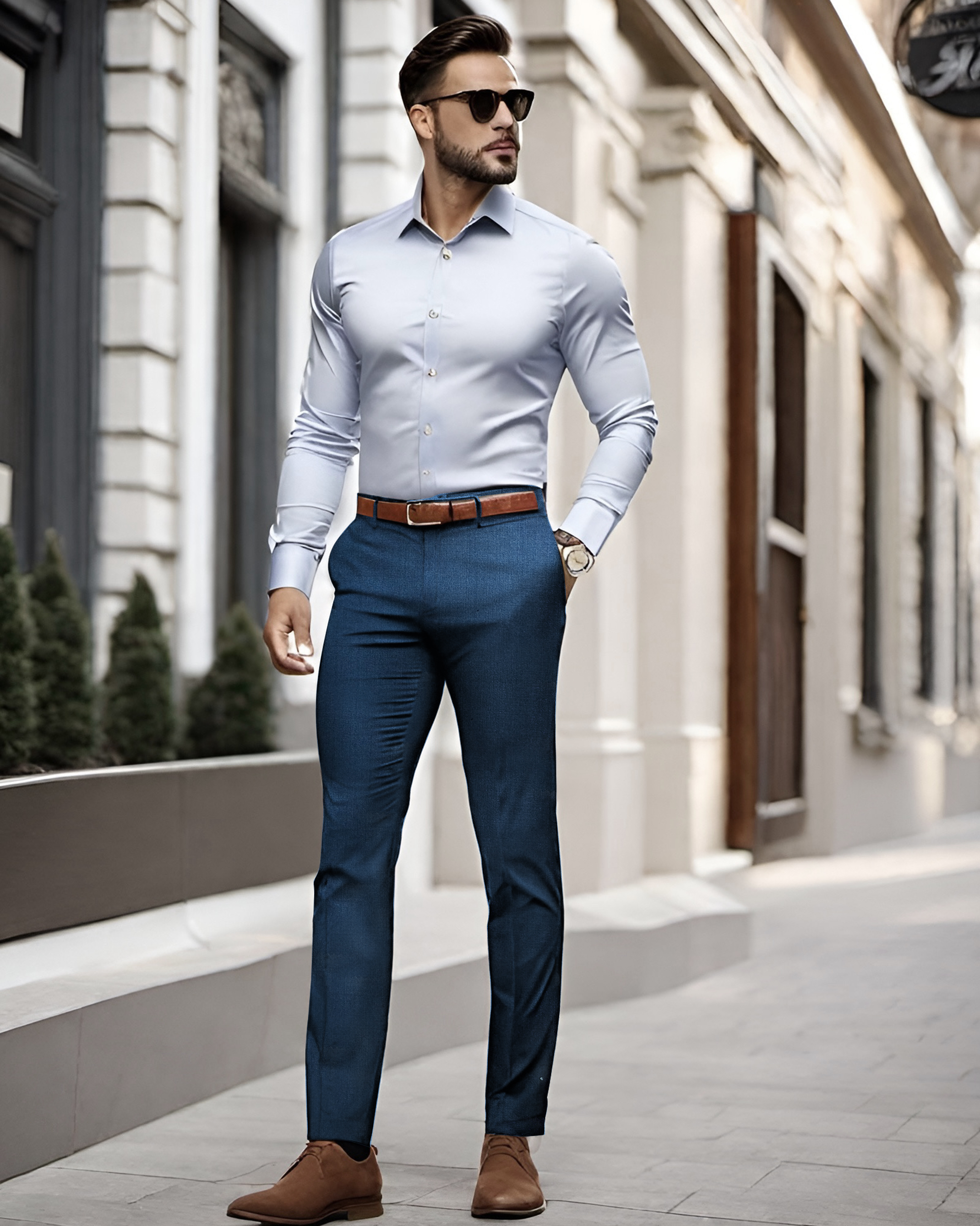 Executive Pants: Royal Blue