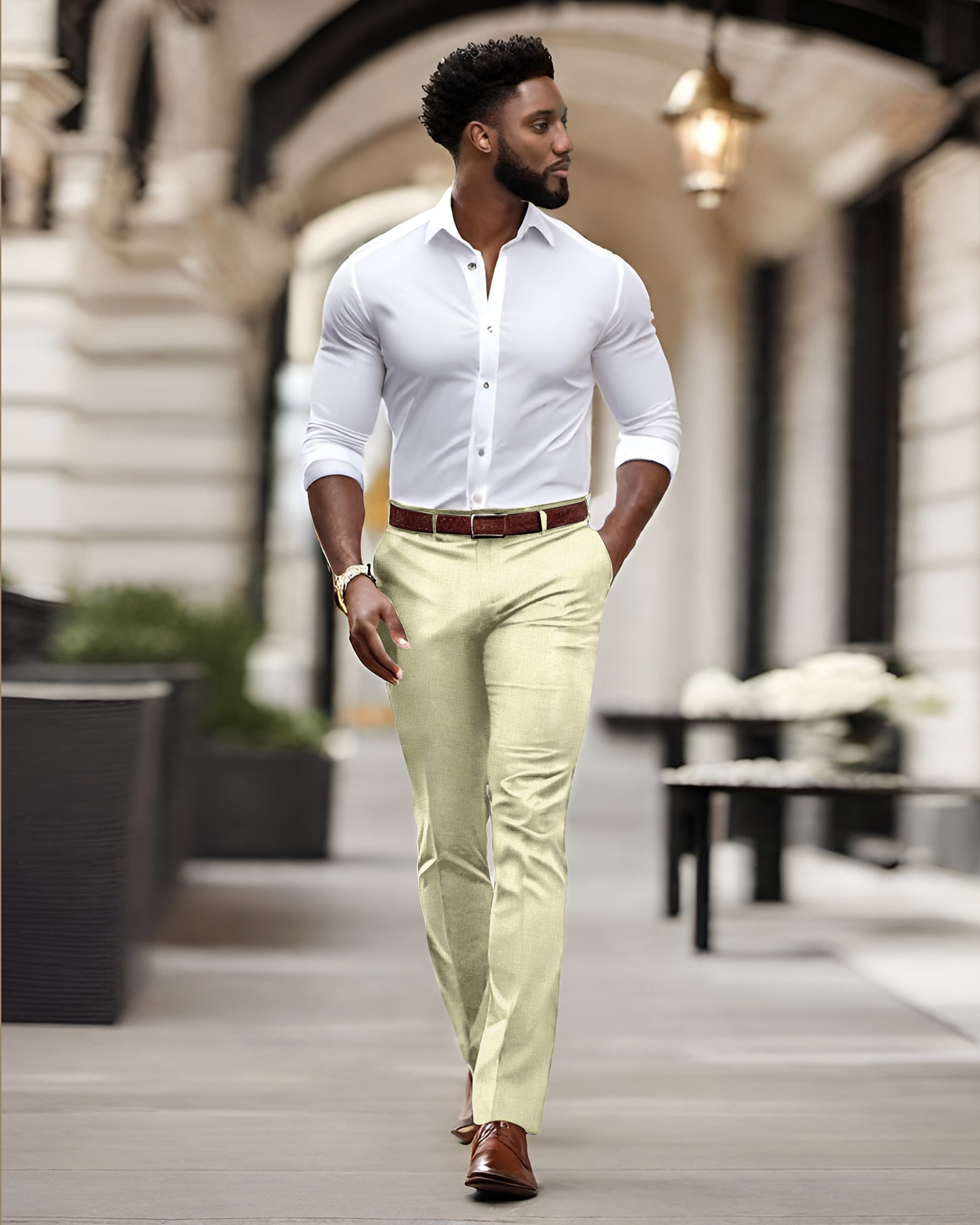 Boardroom Pants: Light Tan