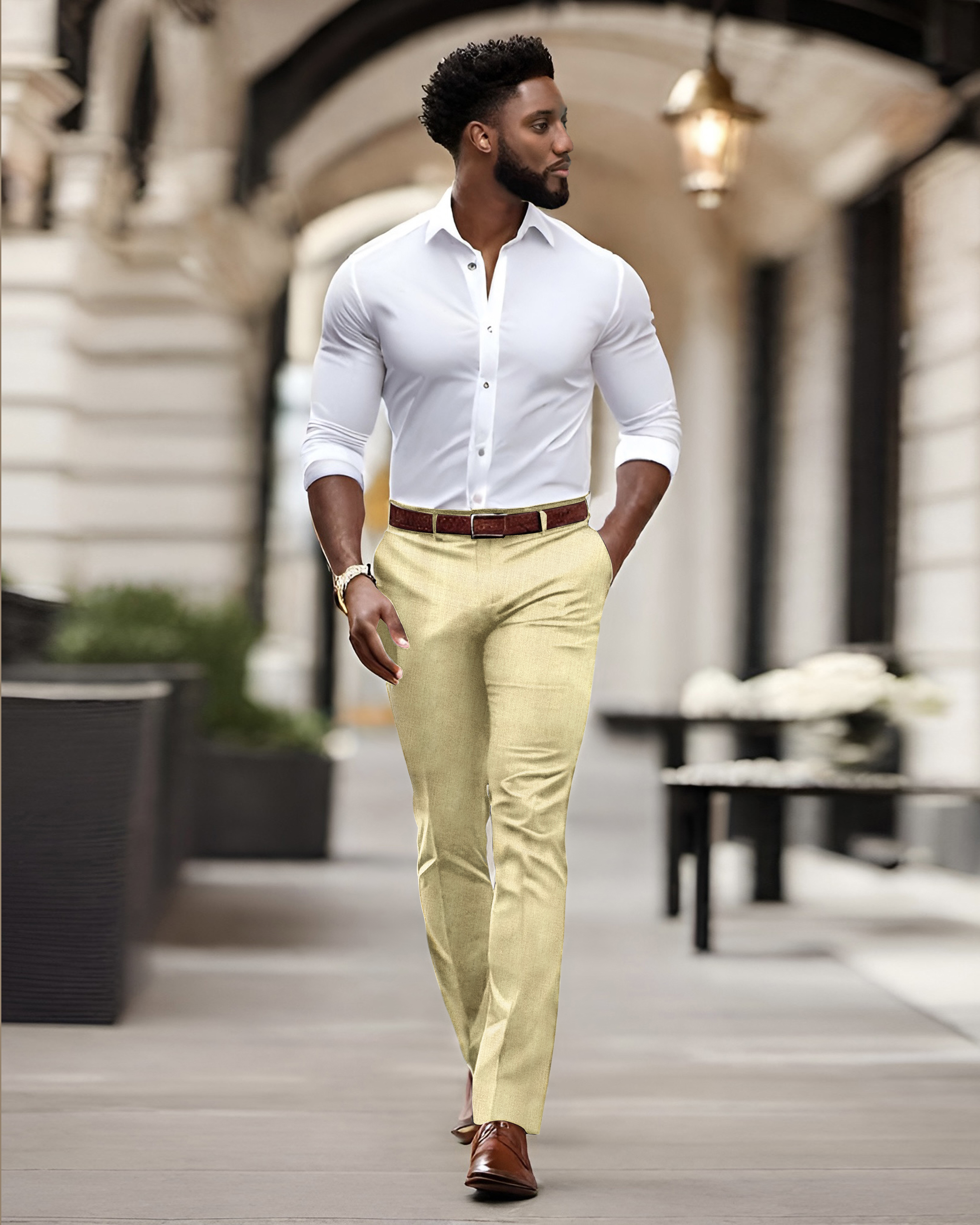 Boardroom Pants: Tan