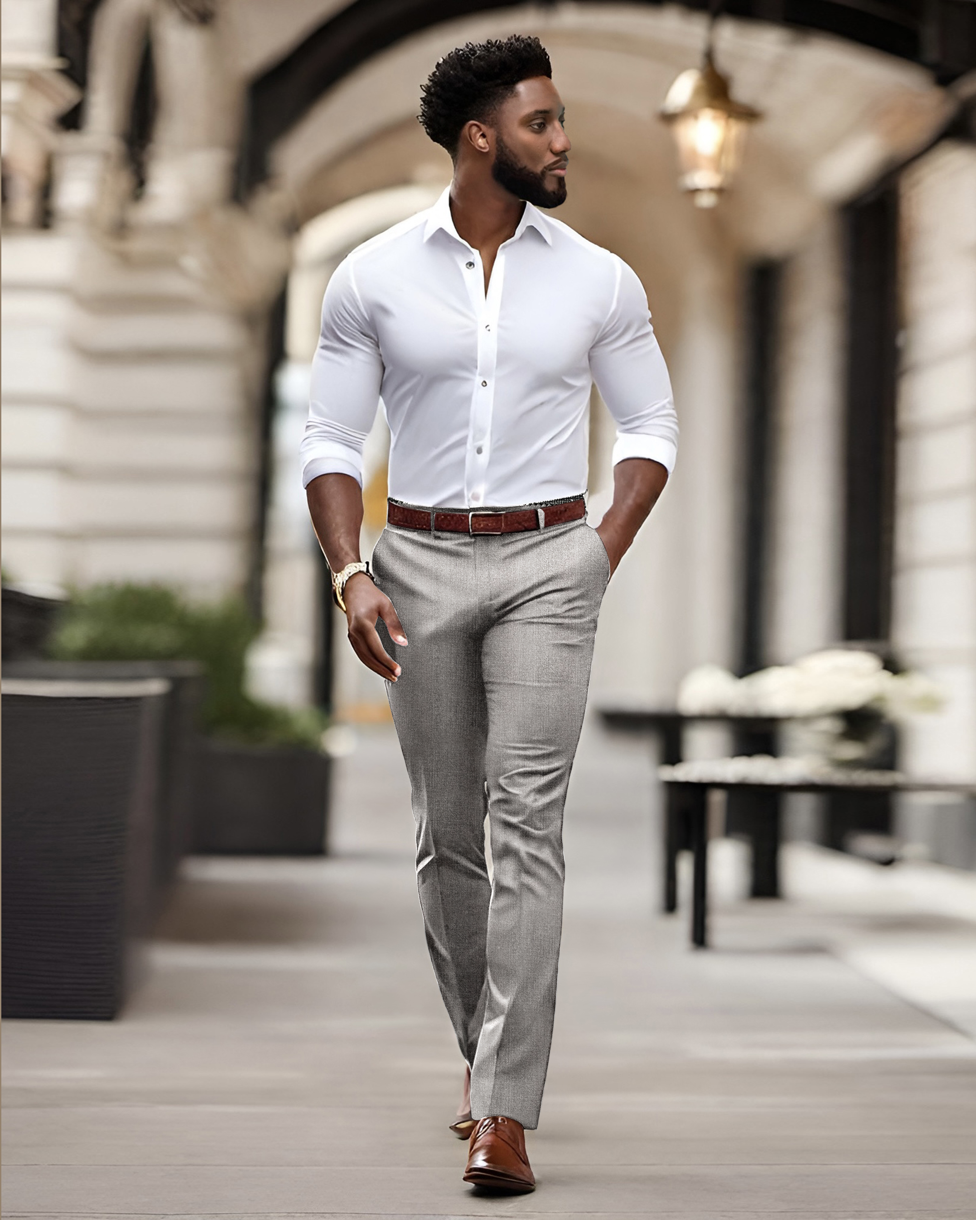 Boardroom Pants: Gray