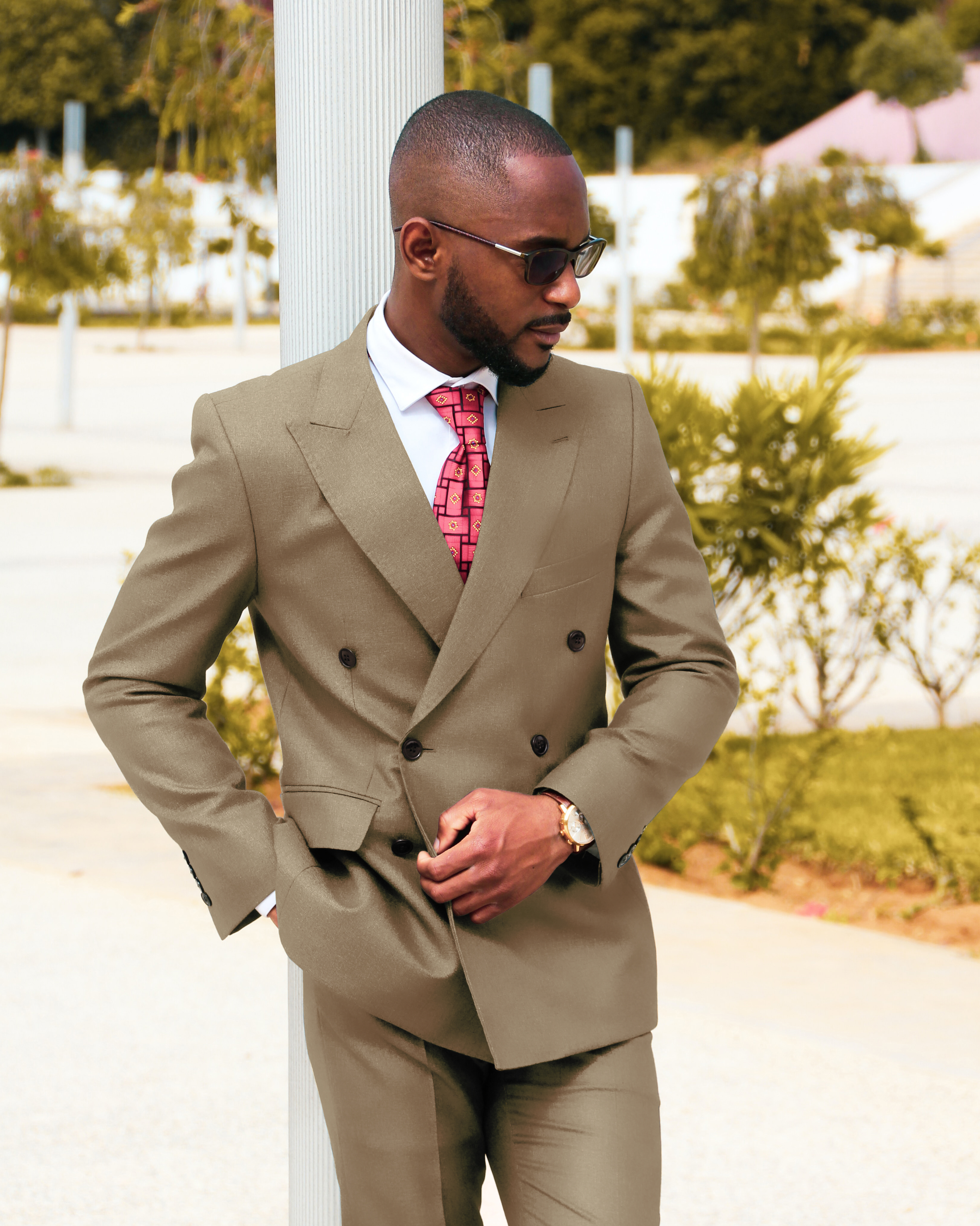 Executive Business Suit - Tan