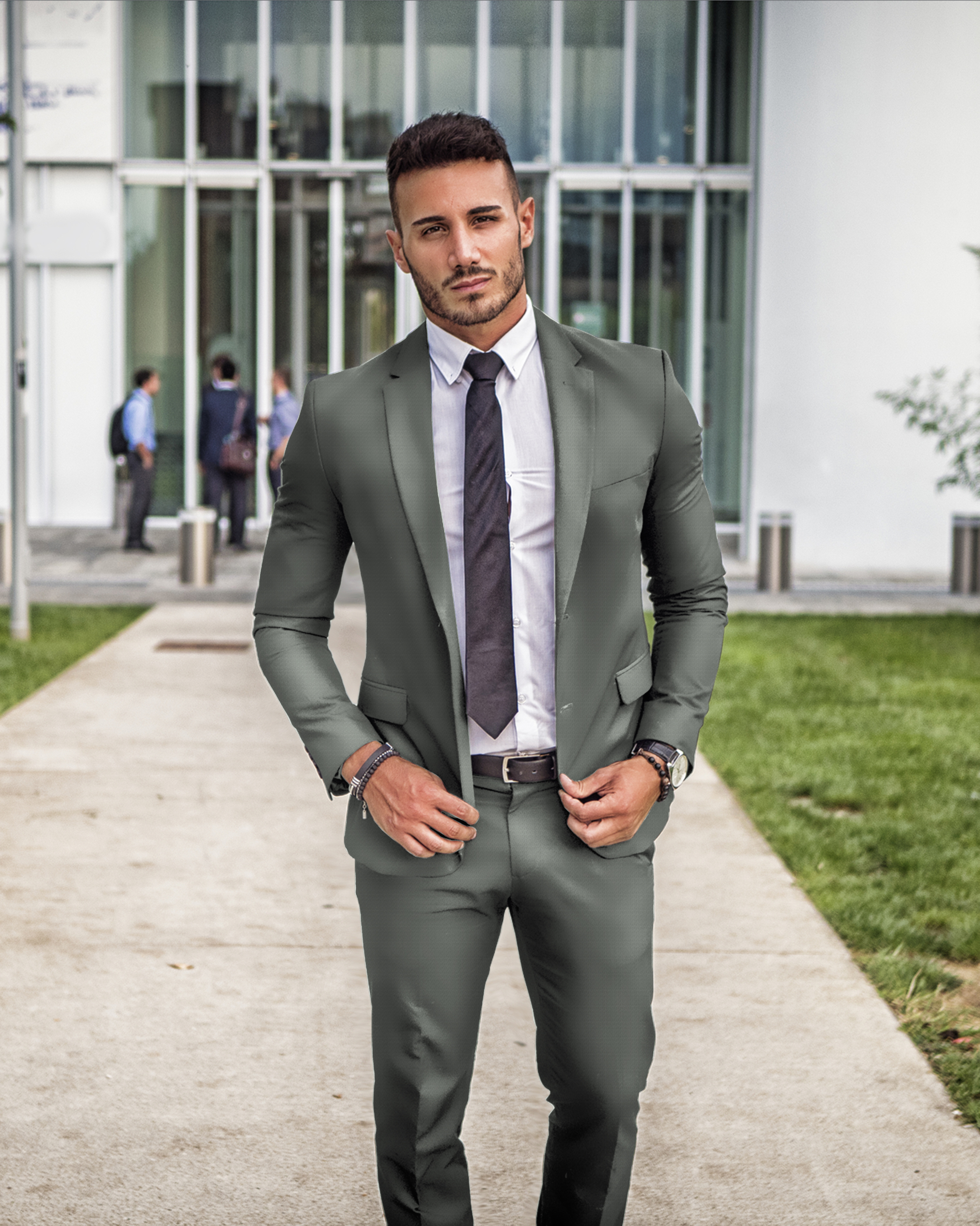 Boardroom Suit: Dark Green