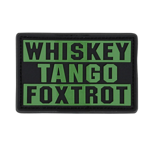 Condor 181007 Whiskey Tango Foxtrot PVC Patch - 6 Pack