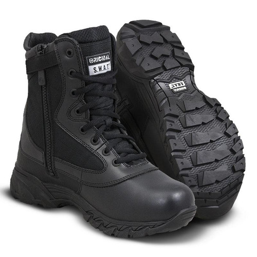 Original Swat Chase 9" Side-Zip Men's Black Boot - 131201