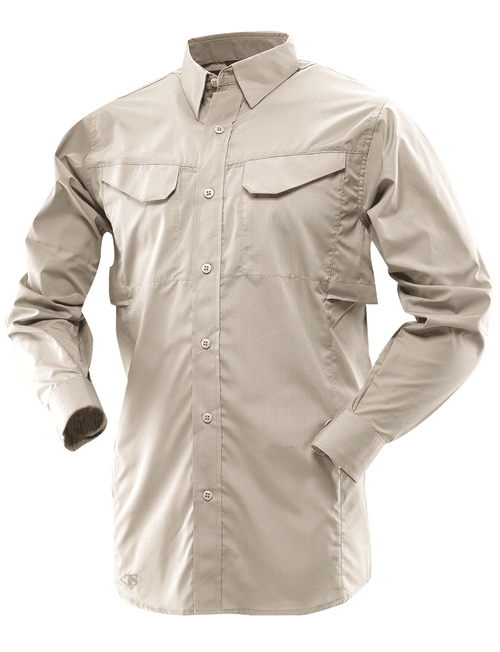 Tru-Spec 1102 24/7 Men's Ultralight Khaki Long Sleeve Field Shirt