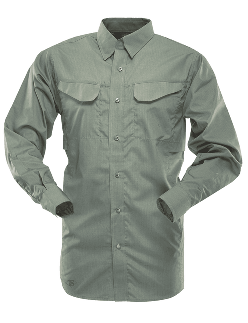 Tru-Spec 1104 24/7 Men's Ultralight OD Green Long Sleeve Field Shirt