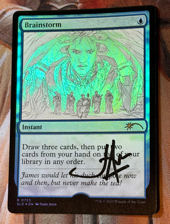 Brainstorm Sketch (Secret Lair) Foil artist proof