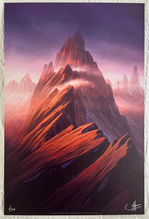 Unstable Mountain - Limited Edition Aluminium Print