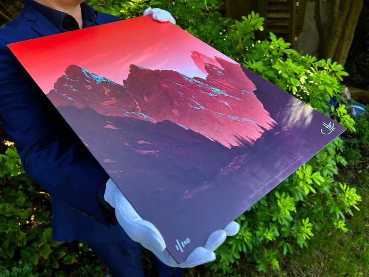 Unhinged Mountain Aluminium Limited Edition Print