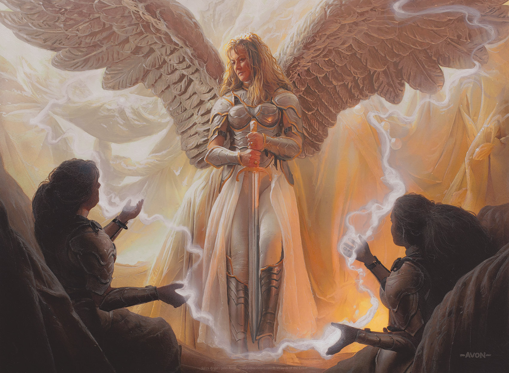 Serra Angel (Secret Lair) Aluminium Print - Limited Edition