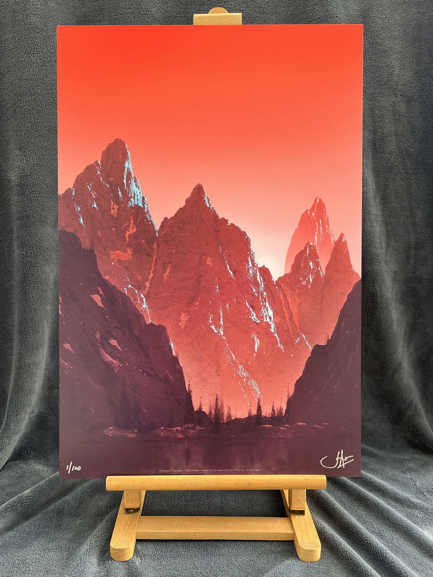 Unhinged Mountain Aluminium Limited Edition Print