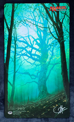 MTG プレイマット John Avon サイン 森 unstable Forest-mat__10043.1654084521.