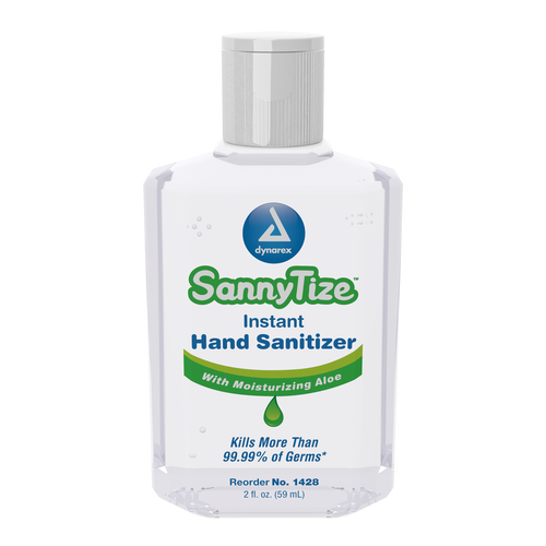 SannyTize Instant Hand Sanitizer 2 oz - square bottle