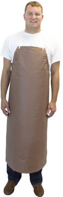 16 Oz. 36â€x48â€ Heavy Weight Maroon Hycar Apron, Four Grommets &amp; String Ties, 12/CS