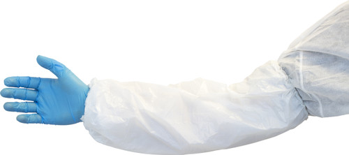 16â€ White Machine Made Polyethylene Sleeve, 2,000/CS
