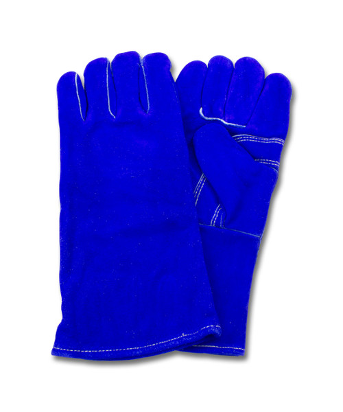 â€œAâ€ Grade Gunn Cut Blue Leather Welders, Kevlar Stitching, 1DZ Pair/Bag 6DZ/CS, Mens