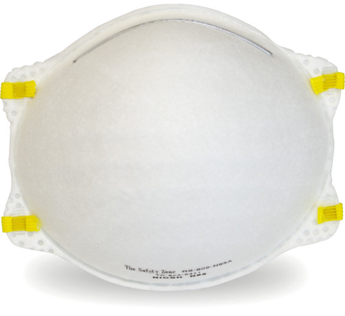 Safety Zone Brand NIOSH Approved Respirator, 20/BX 12BX/CS