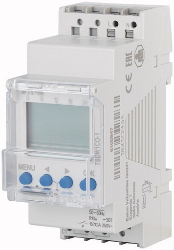 Interruttore orario digitale quadro di distribuz.