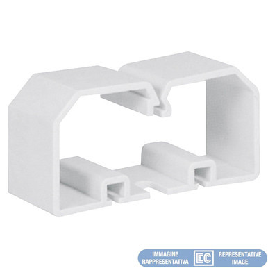 Sistema trattenuta cavi per canale da installaz.