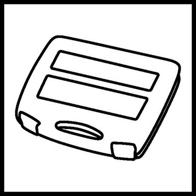 Cassetta con assortim. segmenti tubi termoretr.